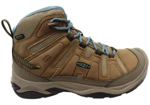 Keen Circadia Mid Waterproof Womens Leather Wide Fit Hiking Boots Keen Shoes