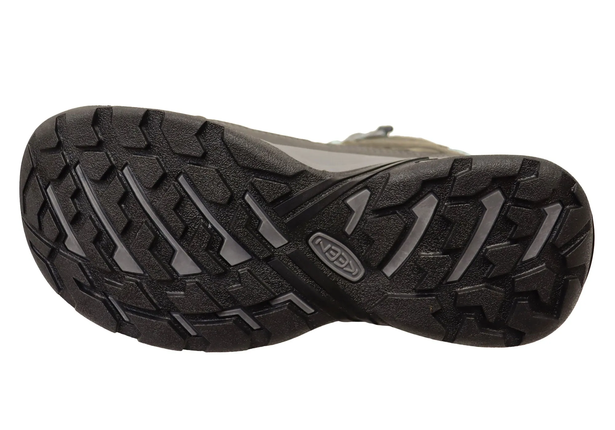 Bottes de randonnée imperméables larges pour femmes Keen Circadia Mid en cuir