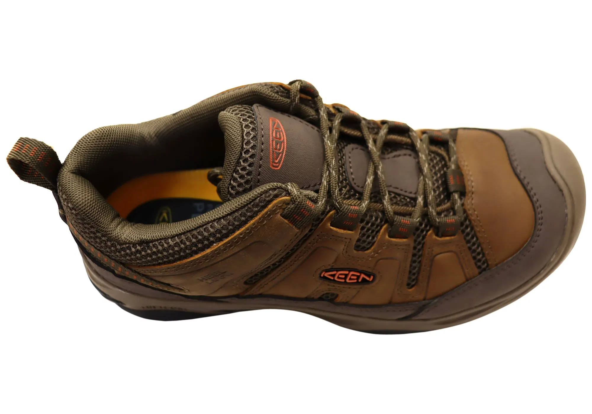 Chaussures de randonnée larges pour hommes en cuir Keen Circadia Vent