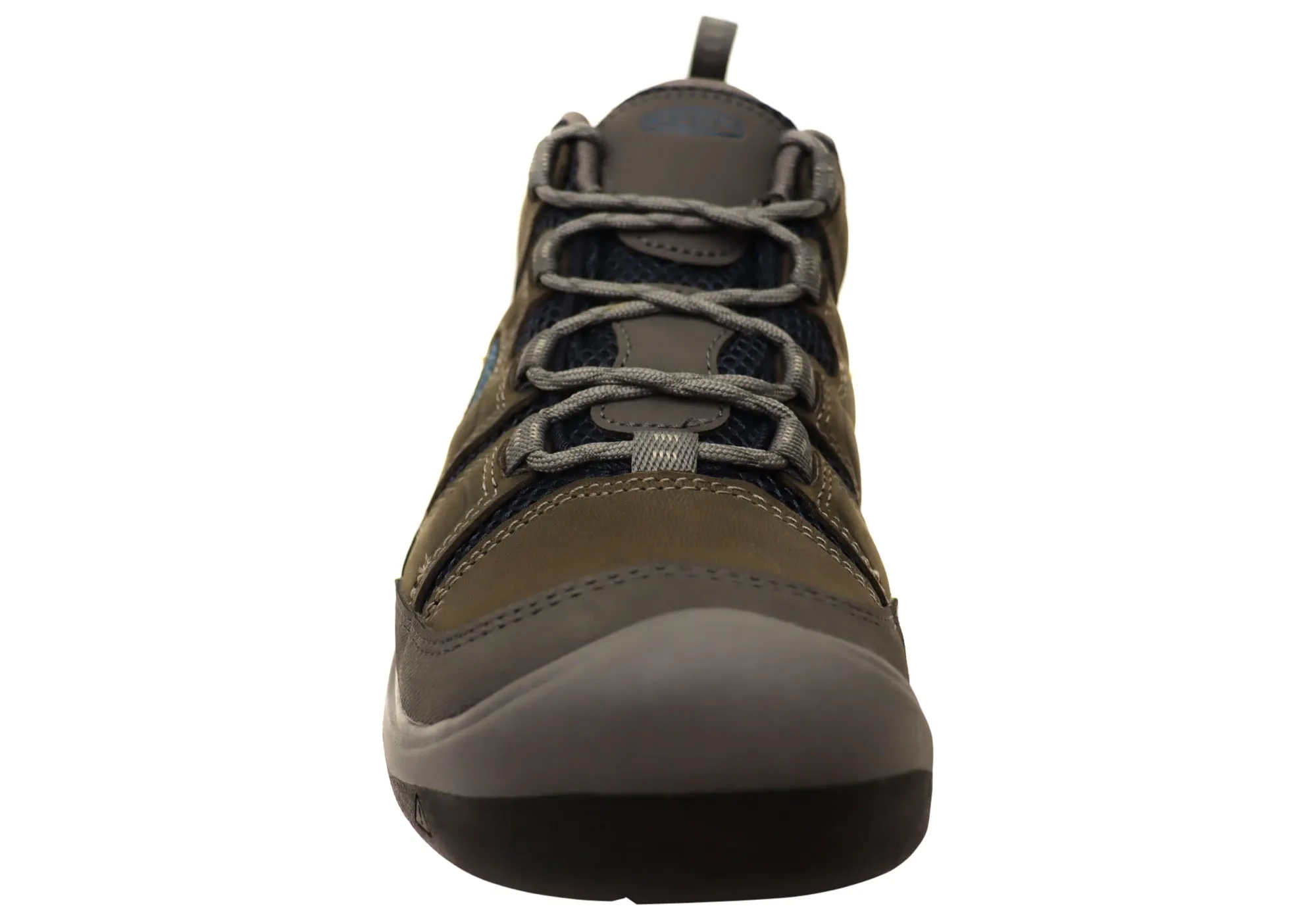 Chaussures de randonnée larges pour hommes en cuir Keen Circadia Vent