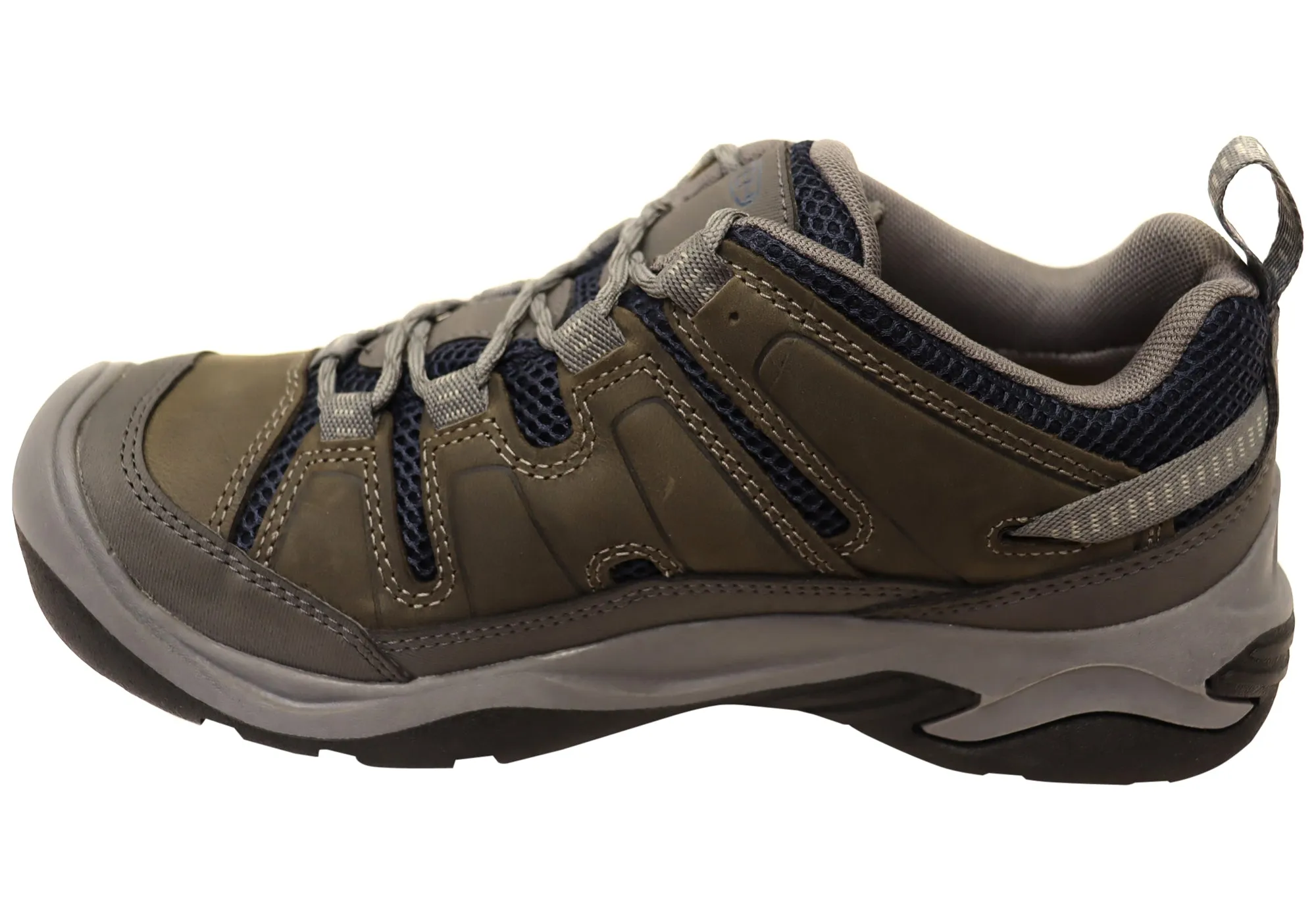 Chaussures de randonnée larges pour hommes en cuir Keen Circadia Vent