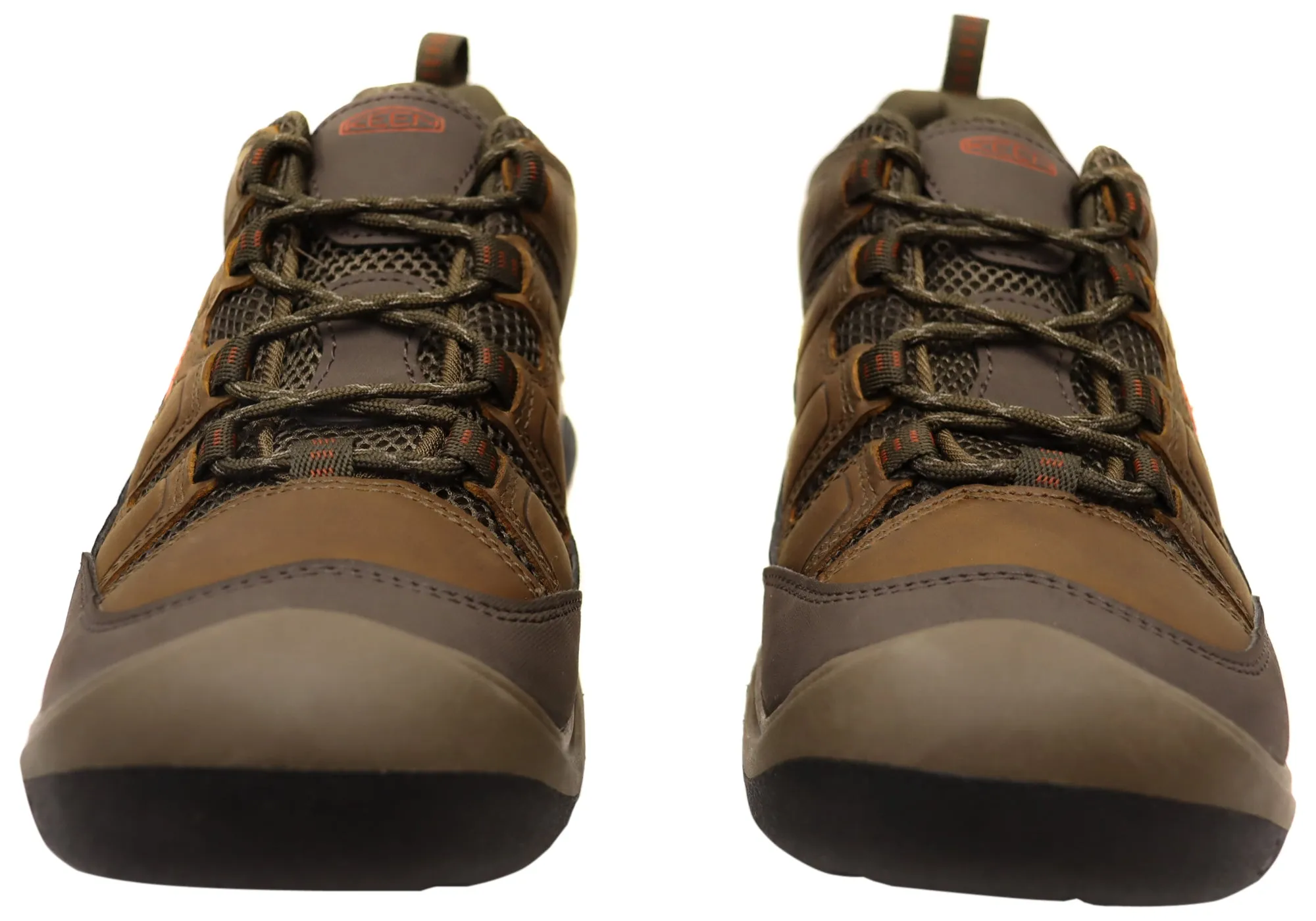 Chaussures de randonnée larges pour hommes en cuir Keen Circadia Vent