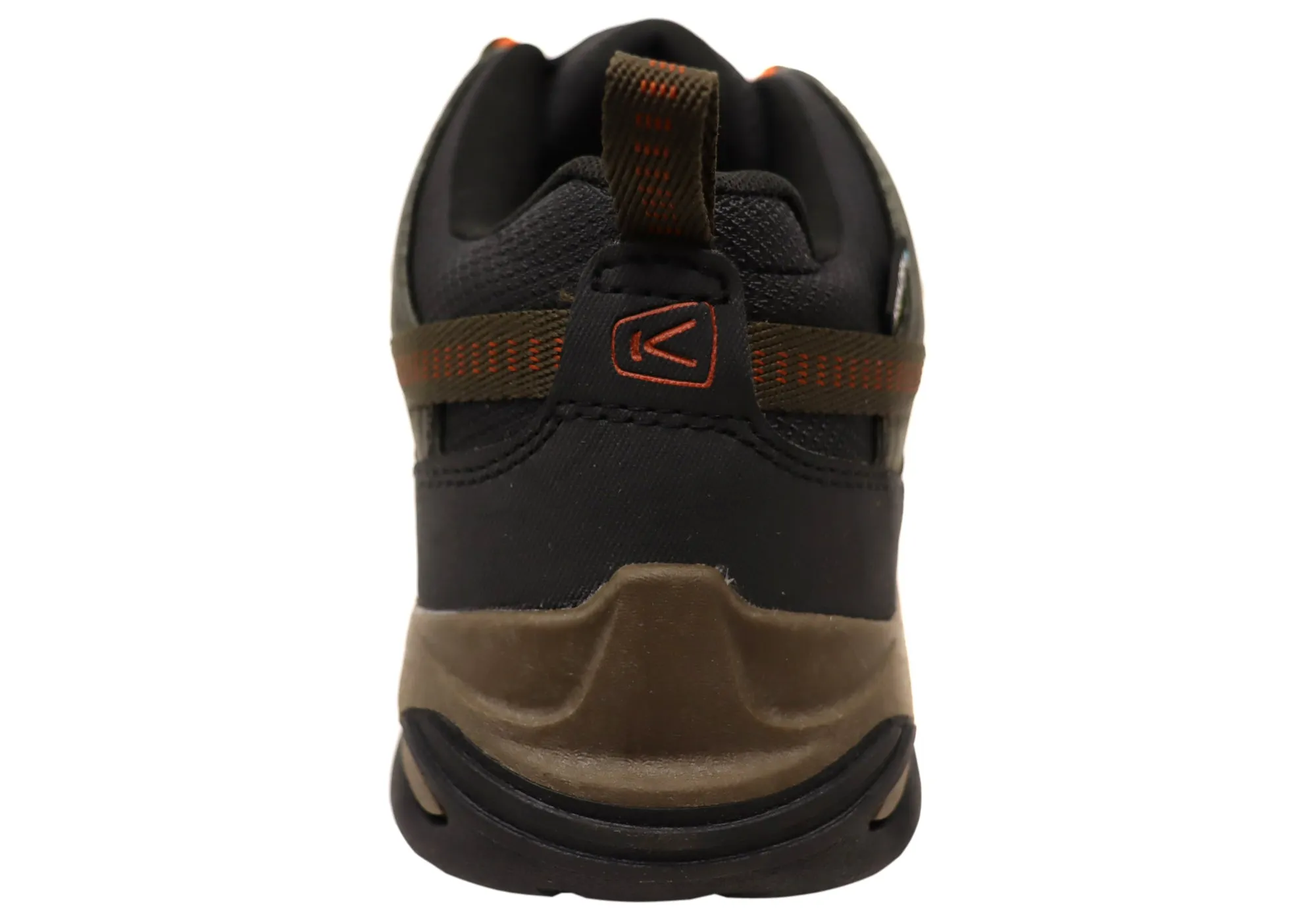 Chaussures de randonnée larges imperméables pour hommes en cuir Keen Circadia