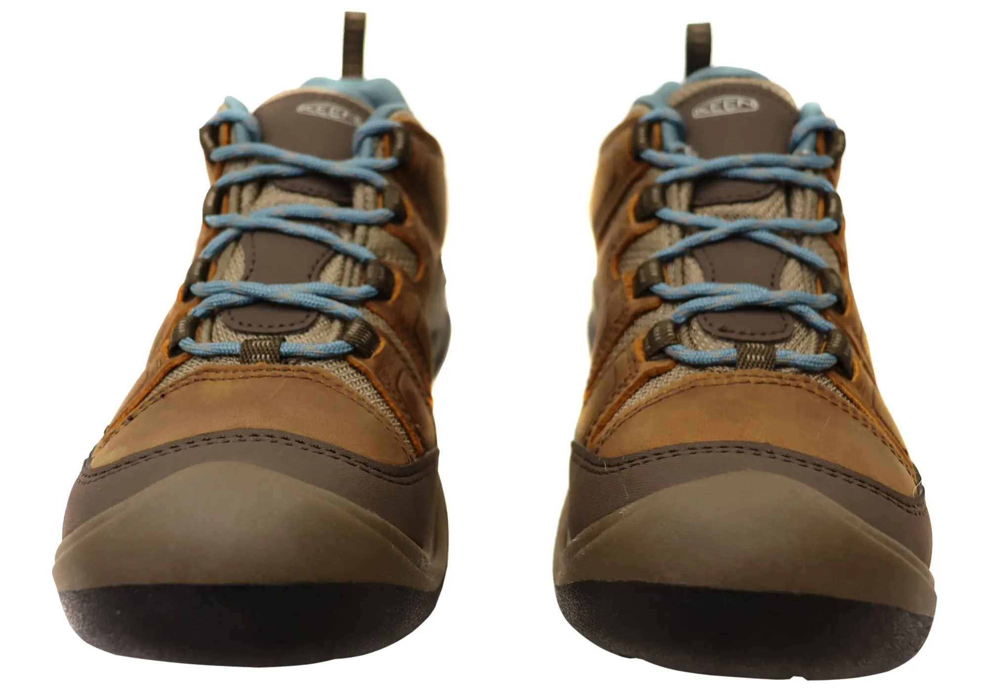 Chaussures de randonnée larges imperméables pour femmes en cuir Keen Circadia