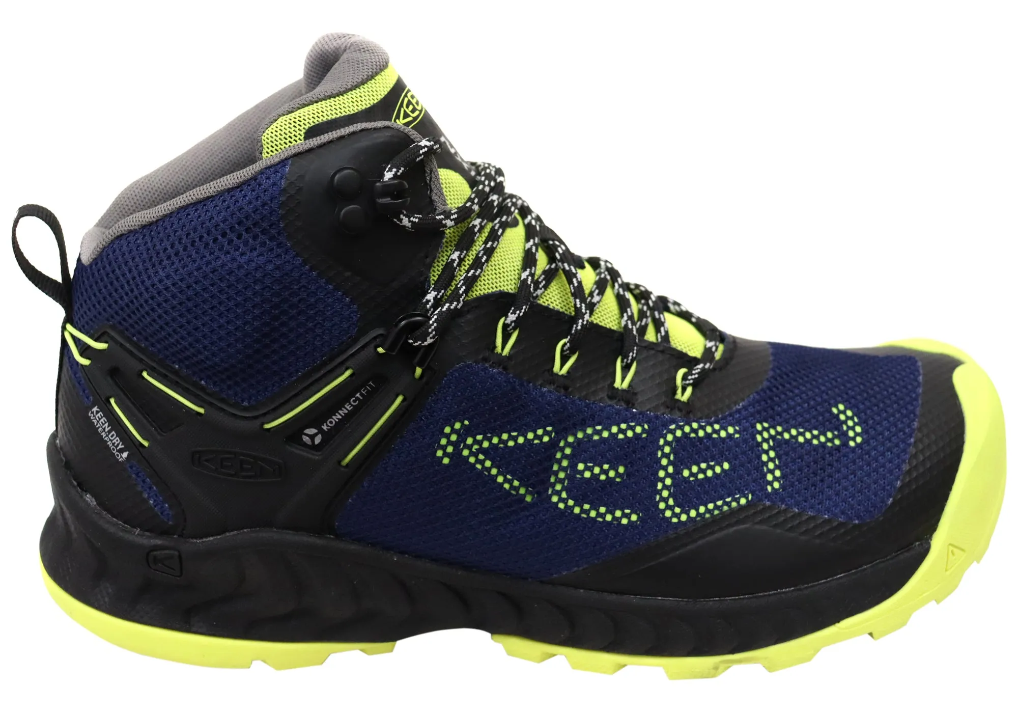 Keen Chaussures Homme Confortables à Lacets NXIS EVO Mi-Hautes Imperméables