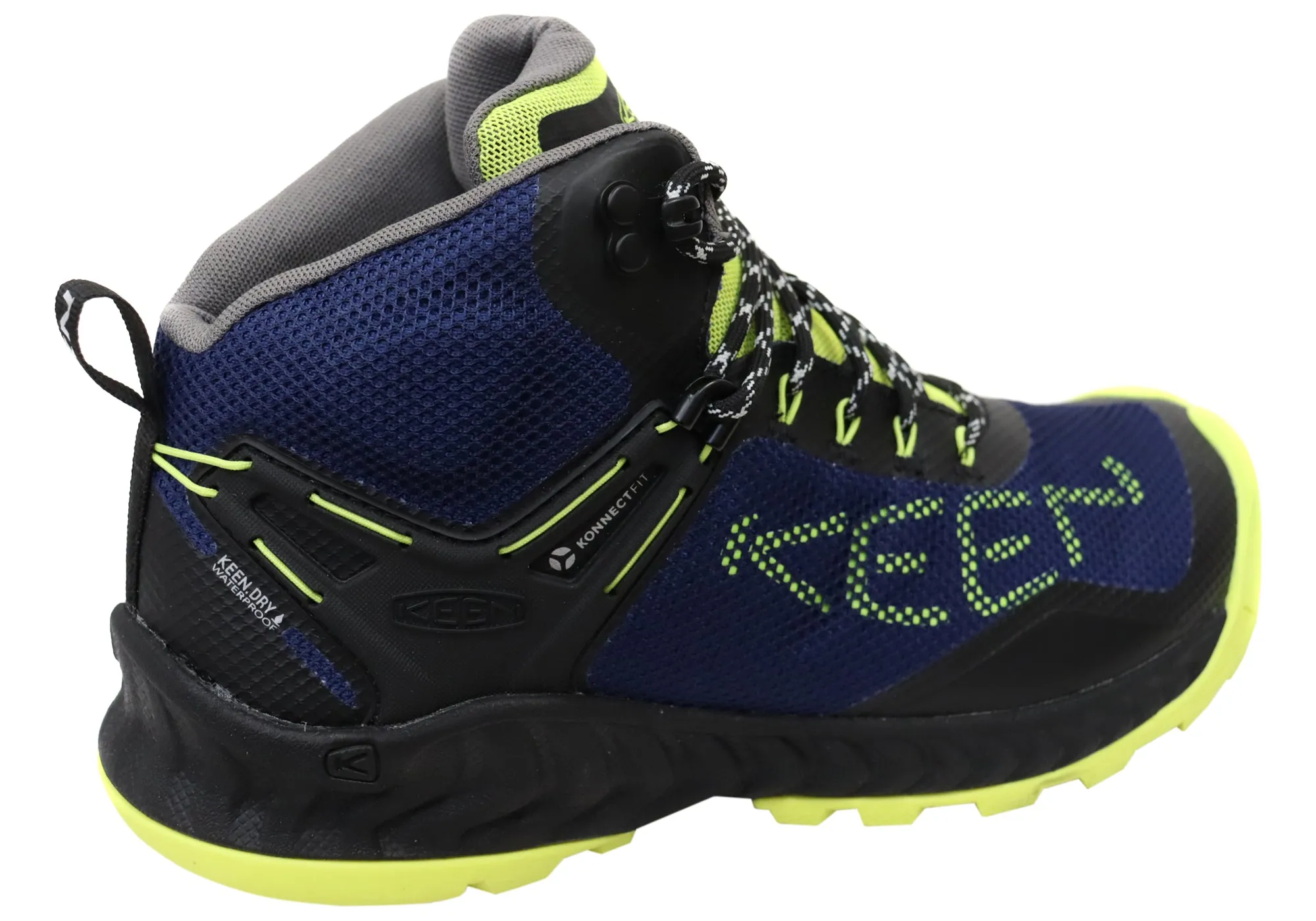 Keen Chaussures Homme Confortables à Lacets NXIS EVO Mi-Hautes Imperméables