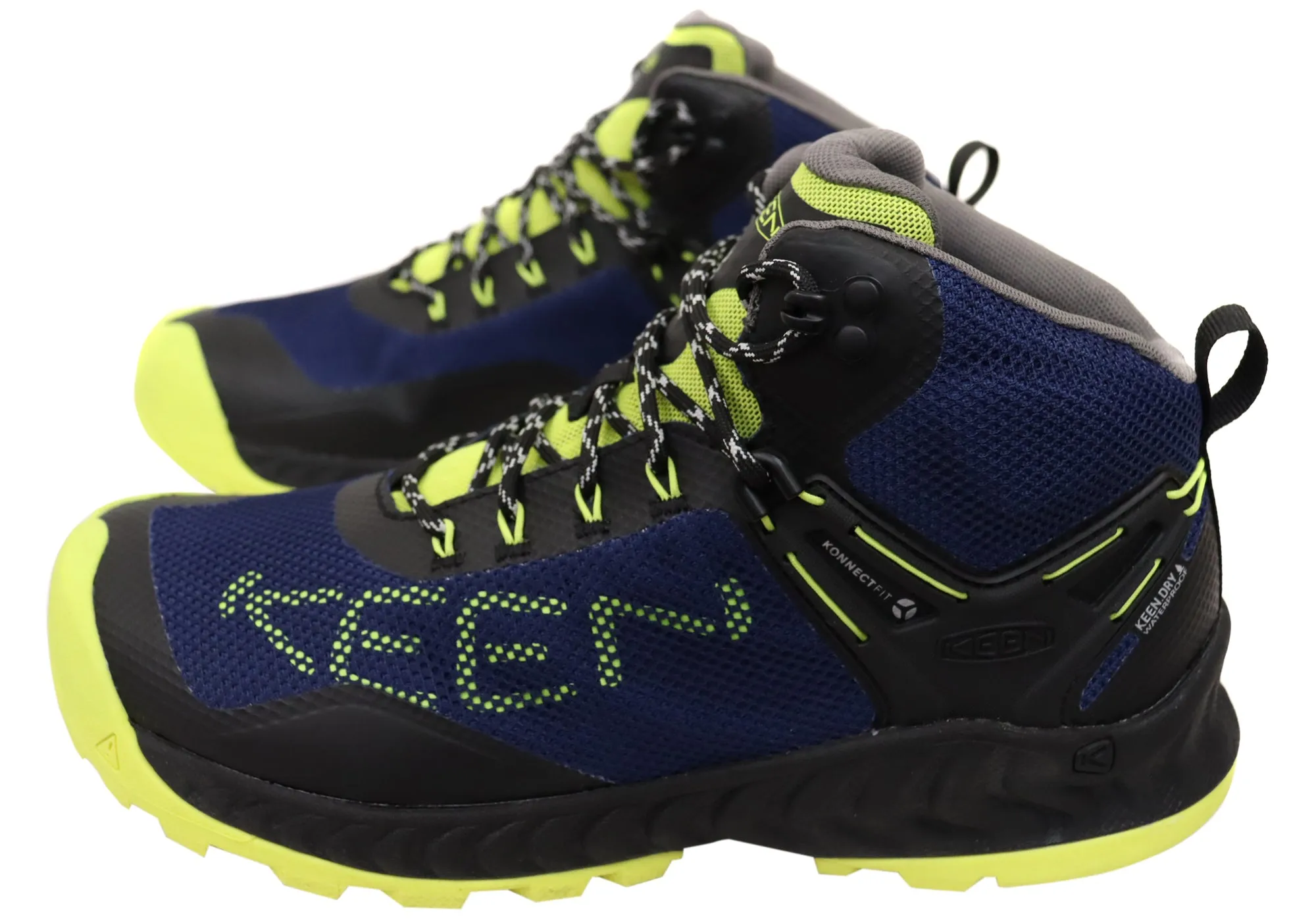 Keen Chaussures Homme Confortables à Lacets NXIS EVO Mi-Hautes Imperméables