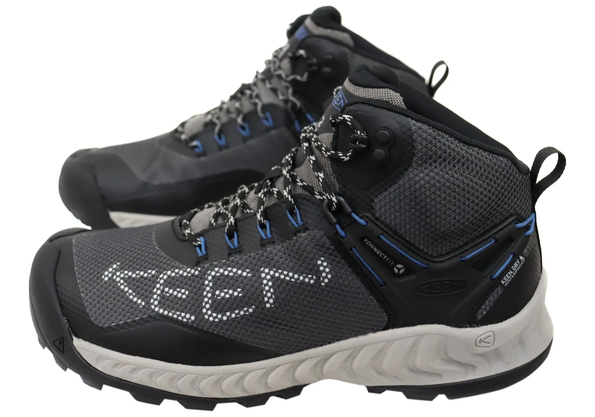Keen Chaussures Homme Confortables à Lacets NXIS EVO Mi-Hautes Imperméables