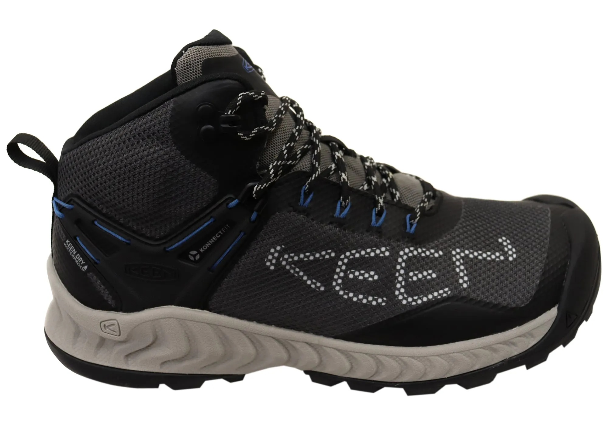 Keen Chaussures Homme Confortables à Lacets NXIS EVO Mi-Hautes Imperméables