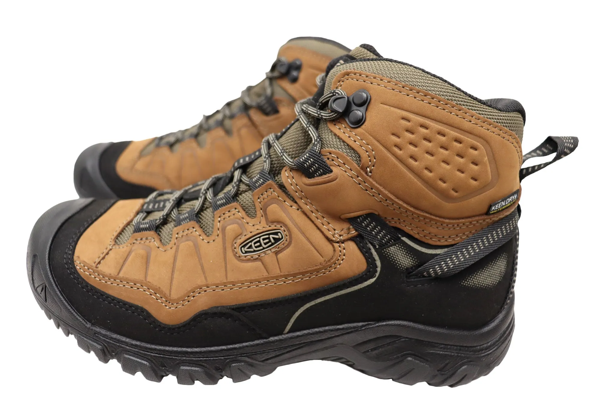 Chaussures de randonnée imperméables Targhee IV Mid pour hommes confortables Keen