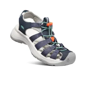 Keen Shoes Astoria West Sandal Navy/Beveled Glass