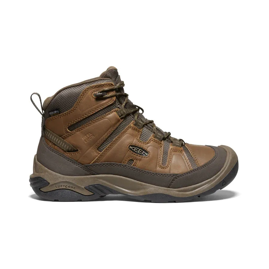Chaussures Keen Circadia Mid Imperméables Bison/Brindle