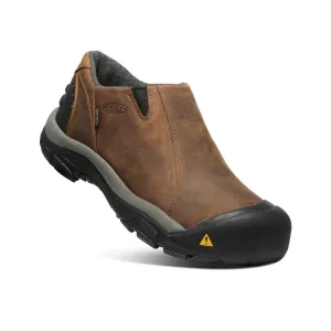 Keen Shoes Men's Brixen Low WP Slate Black/Madder Brown