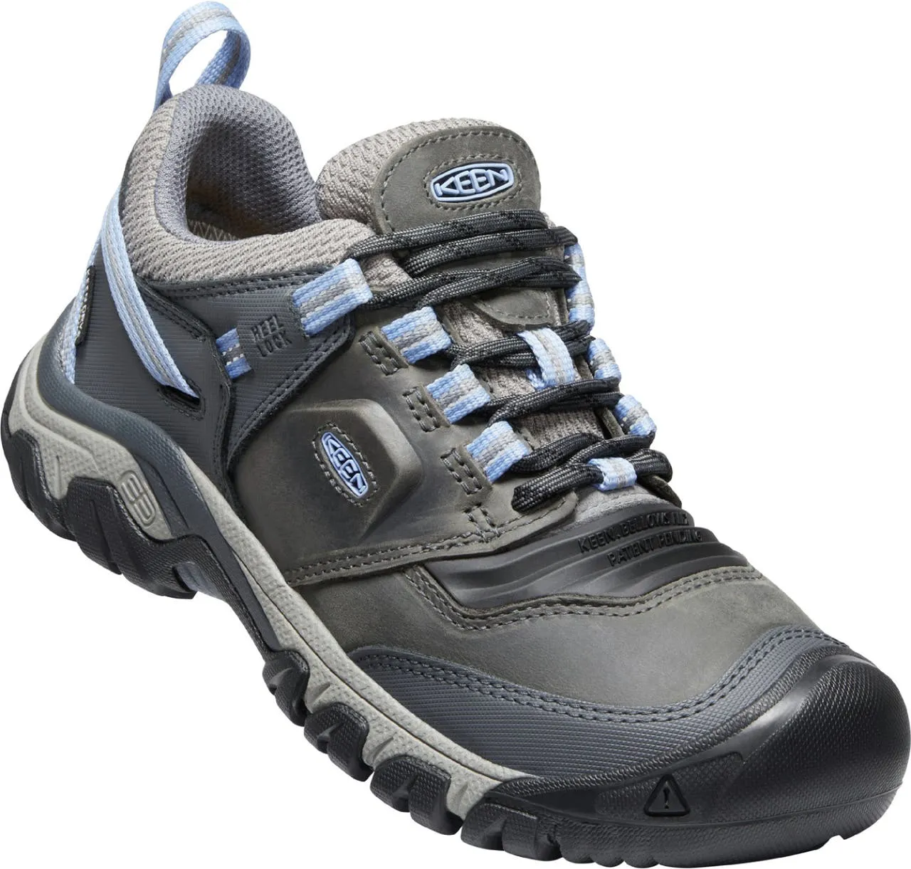 Chaussures Keen Ridge Flex WP Acier/Hortensia
