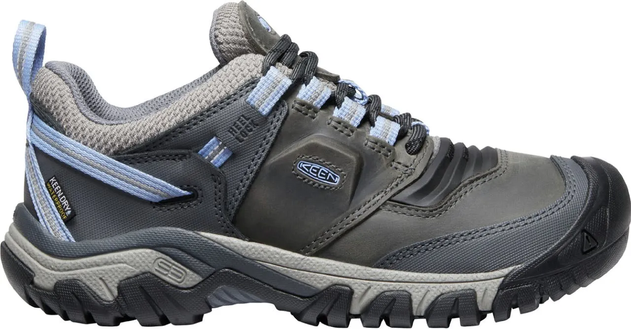 Chaussures Keen Ridge Flex WP Acier/Hortensia