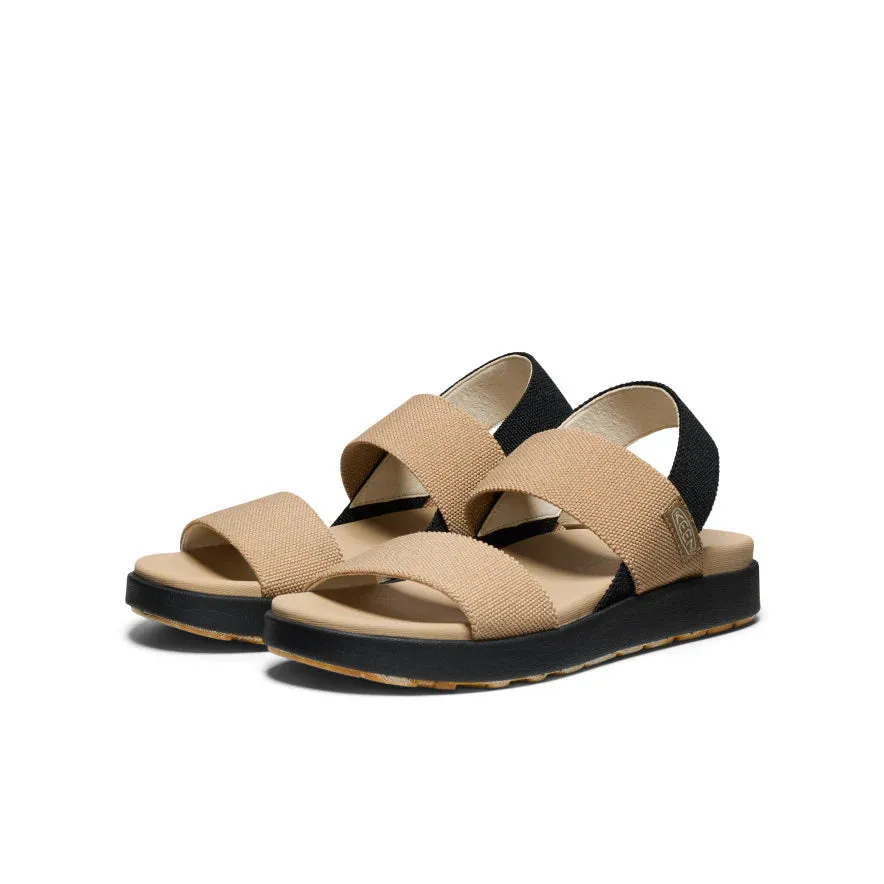 Chaussures Keen pour Femmes Elle Backstrap Tige de Maïs/Noir