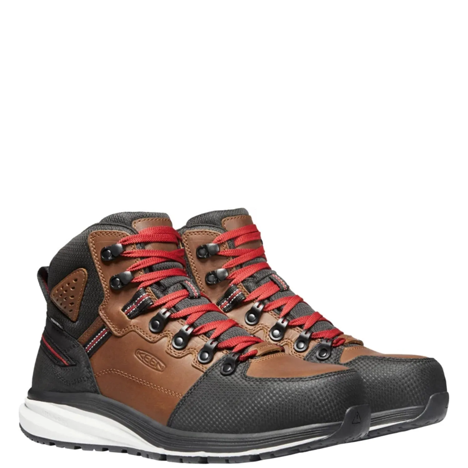 KEEN Utility Chaussure de travail imperméable pour homme Red Hook avec embout en fibre de carbone