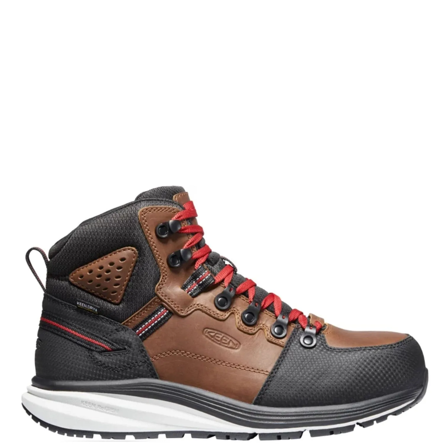 KEEN Utility Chaussure de travail imperméable pour homme Red Hook avec embout en fibre de carbone