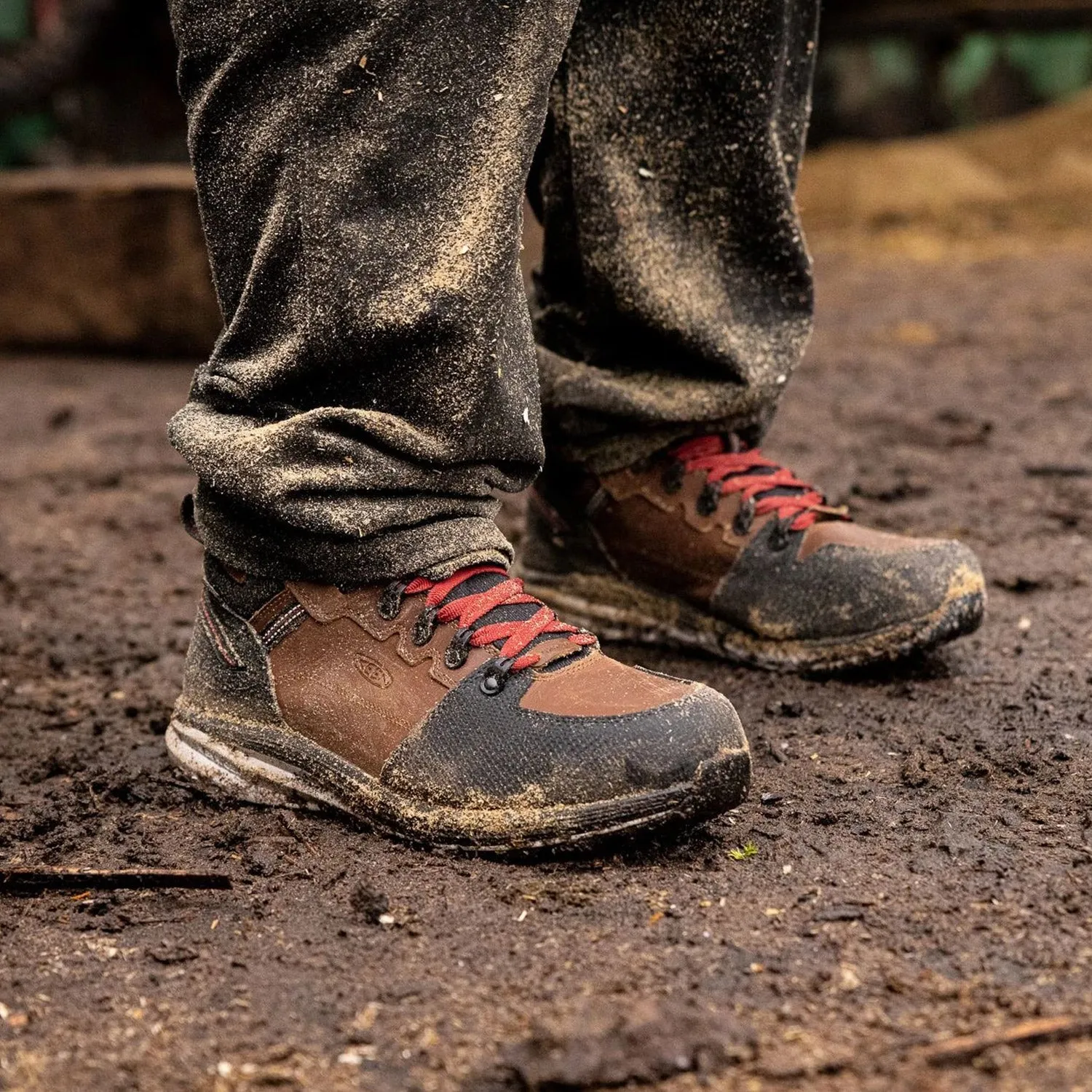 KEEN Utility Chaussure de travail imperméable pour homme Red Hook avec embout en fibre de carbone