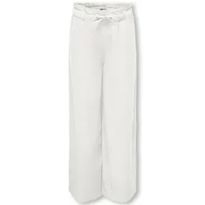 Kids ONLY Cloud Dancer Caro Wide Linen Pants Kids Only