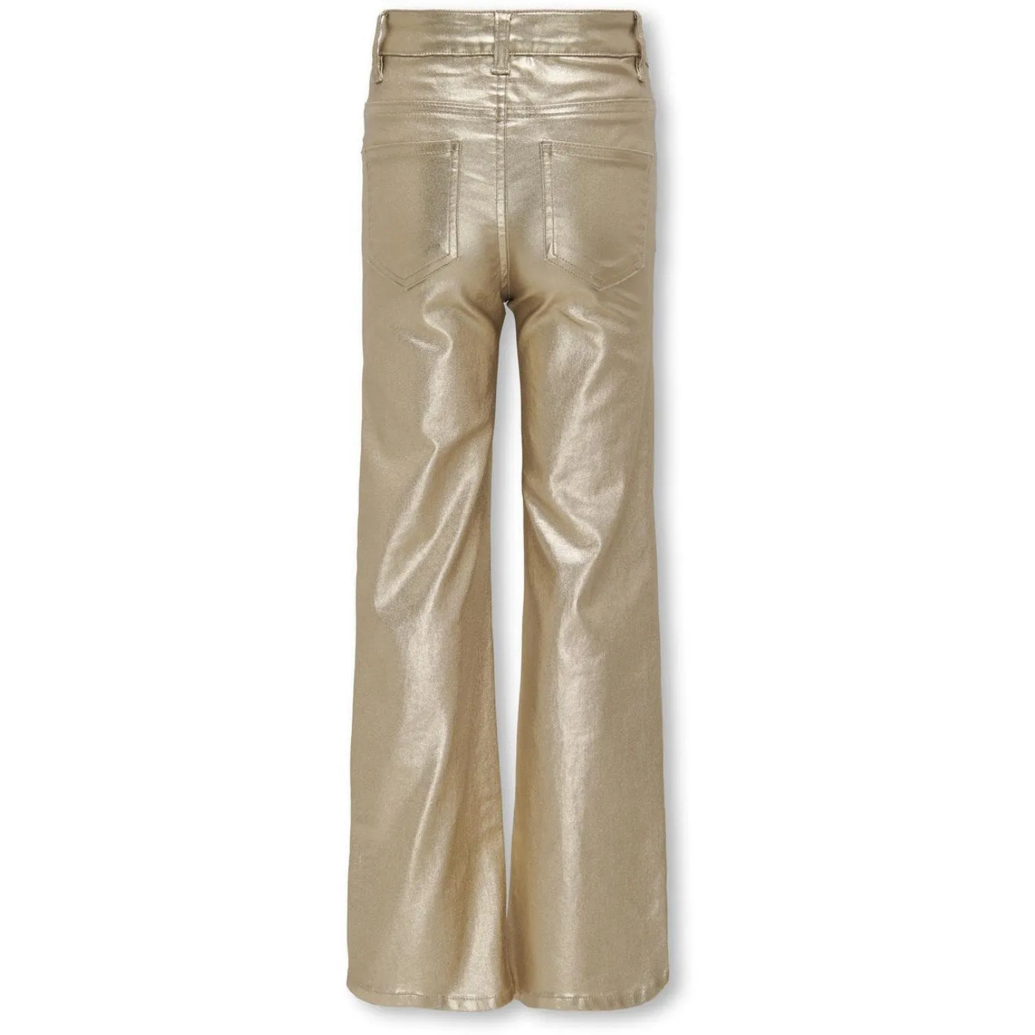 Pantalons Métallisés Larges et Juteux de Couleur Or Exclusivement pour Enfants
