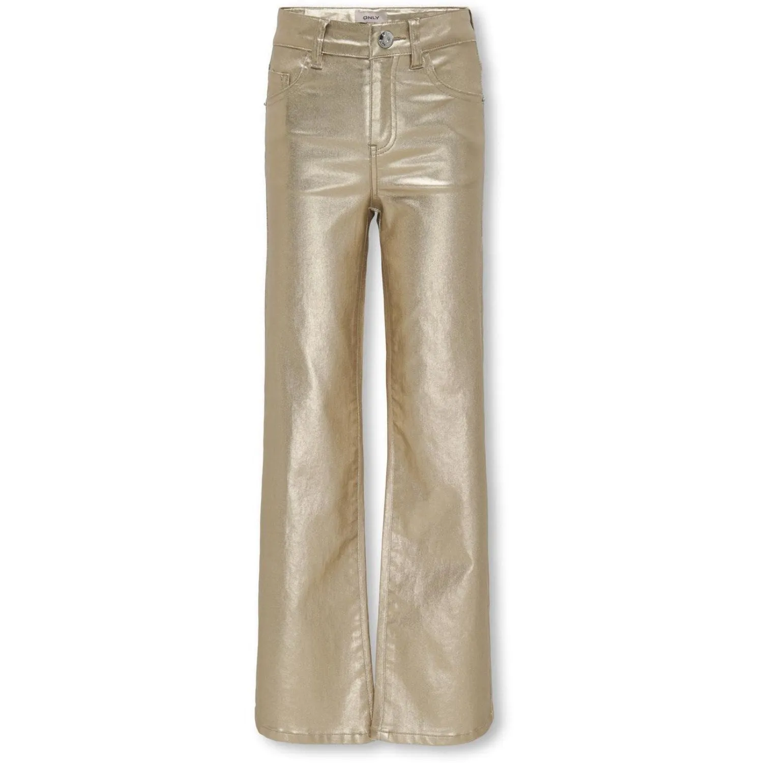 Pantalons Métallisés Larges et Juteux de Couleur Or Exclusivement pour Enfants