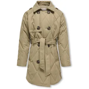 kids ONLY Petrified Oak Mauda Quilted Jacket Kids Only