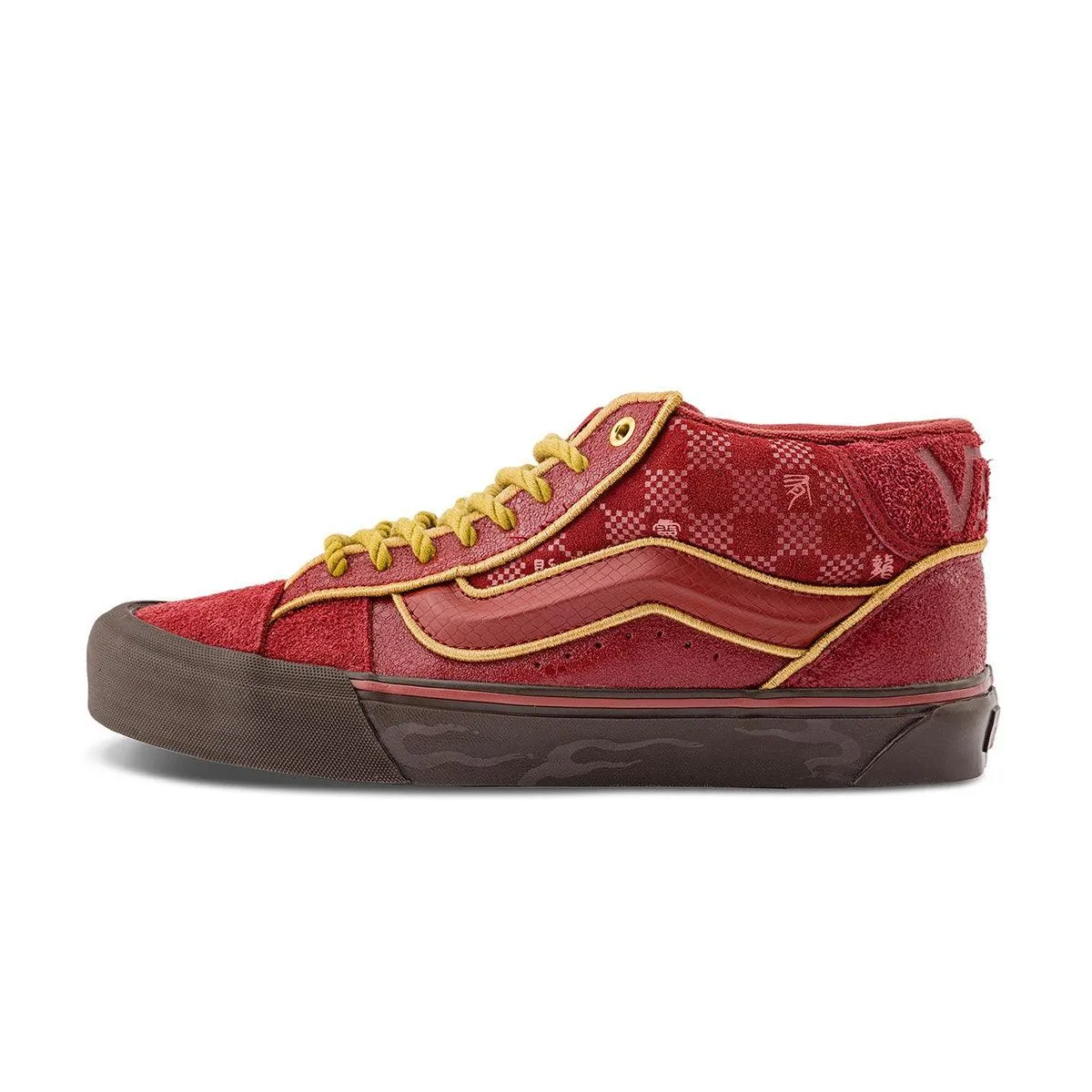 Knu Mid Skool Année du Dragon 'Rouge Foncé'