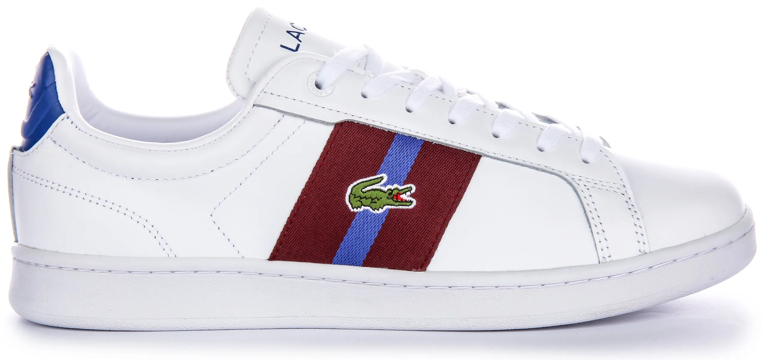 Lacoste Carnaby Pro CGR en Blanc Bourgogne pour Hommes Chaussures Lacoste