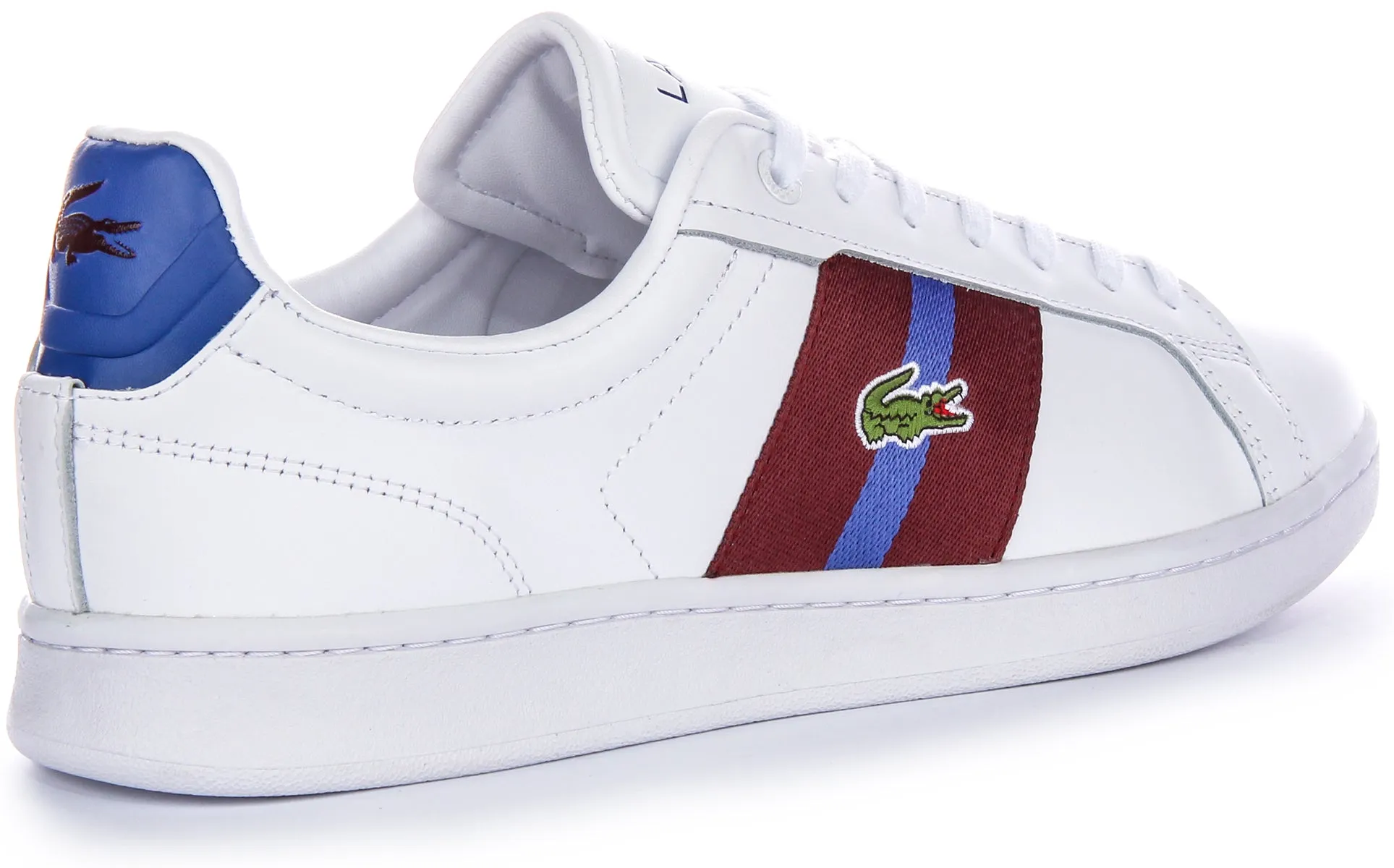 Lacoste Carnaby Pro CGR en Blanc Bourgogne pour Hommes Chaussures Lacoste