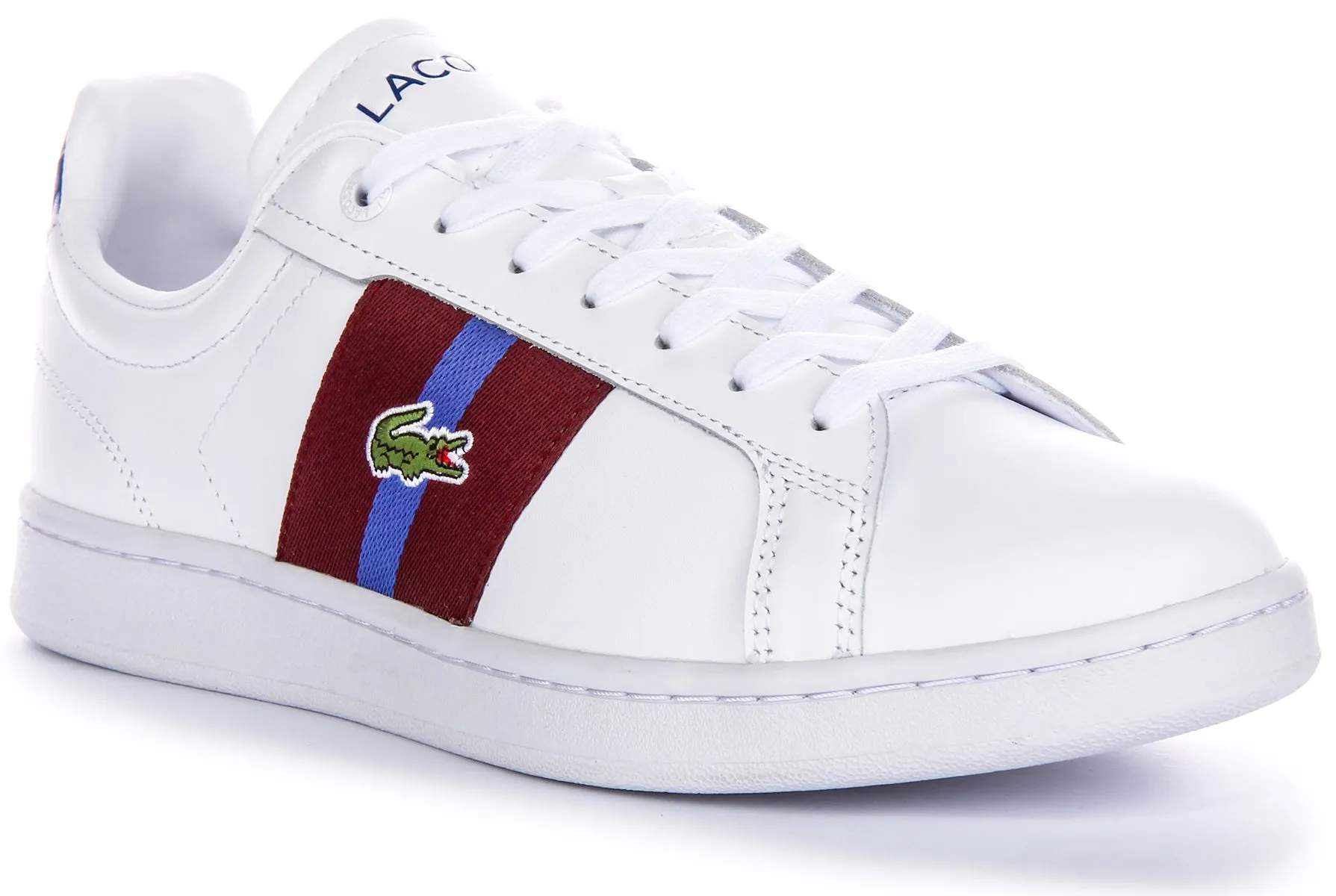 Lacoste Carnaby Pro CGR en Blanc Bourgogne pour Hommes Chaussures Lacoste