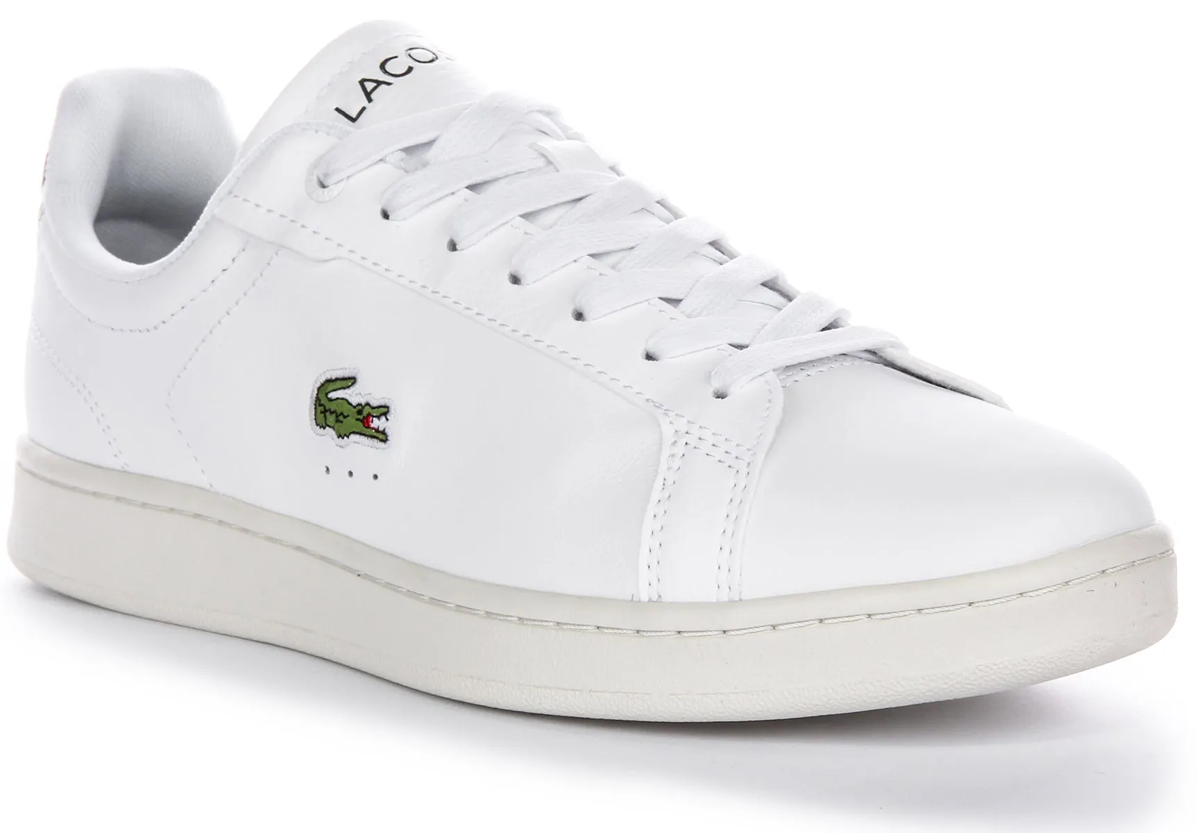 Lacoste Carnaby Pro En Blanc Vert Pour Hommes Chaussures Lacoste