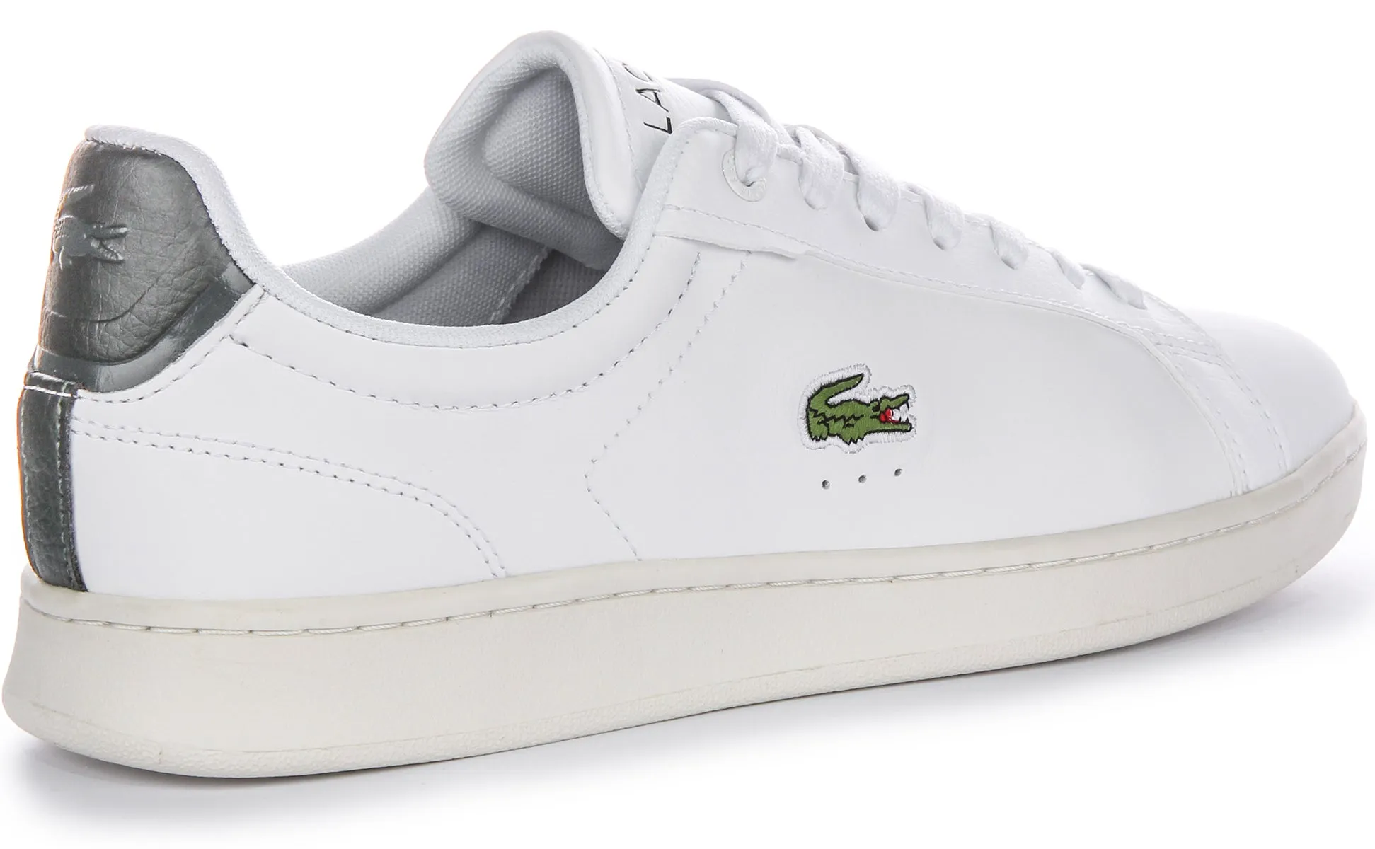 Lacoste Carnaby Pro En Blanc Vert Pour Hommes Chaussures Lacoste