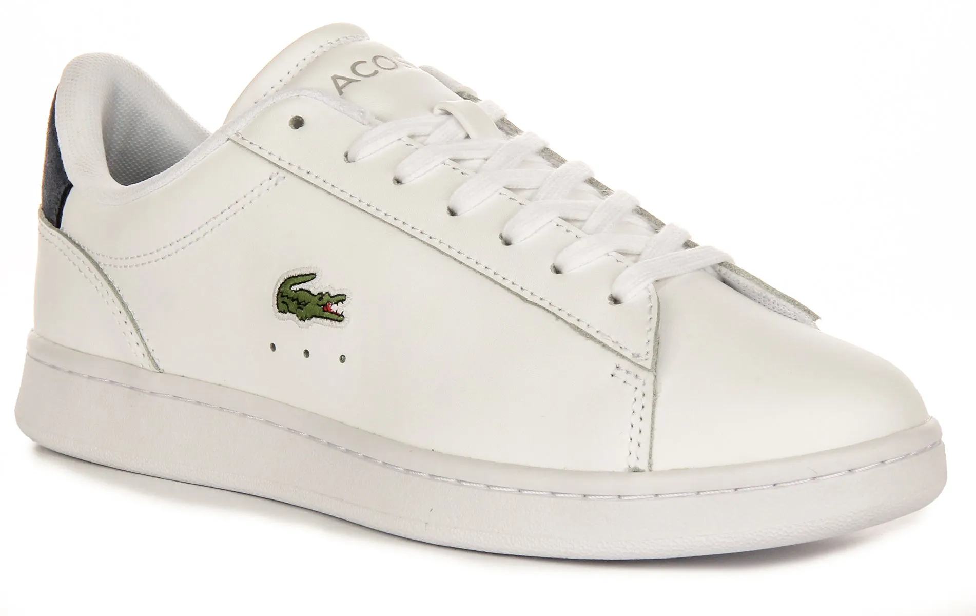 Chaussures Lacoste Carnaby Set Blanc Marine Pour Homme