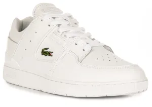 Lacoste Court Cage In White For Men Shoes Lacoste