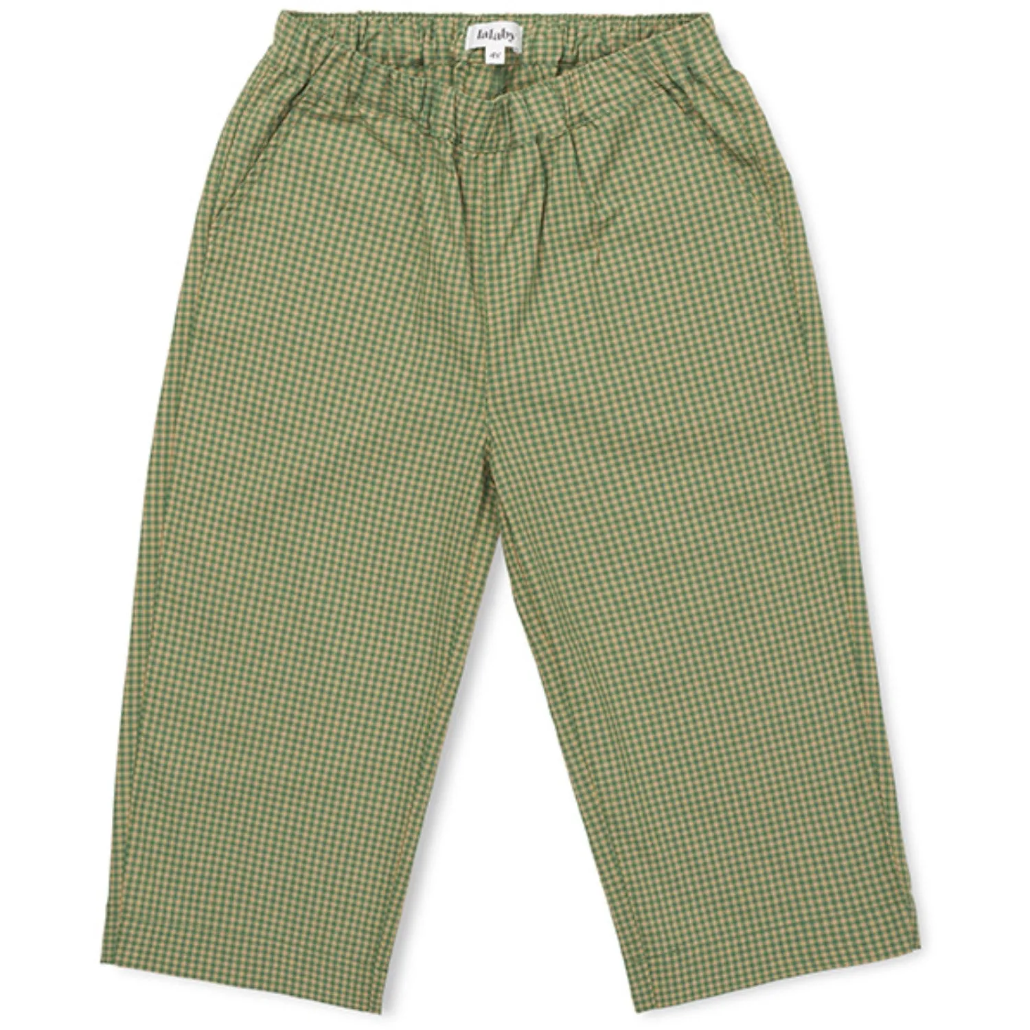 Lalaby Pantalon Frankie Vert Vérifié Lalaby