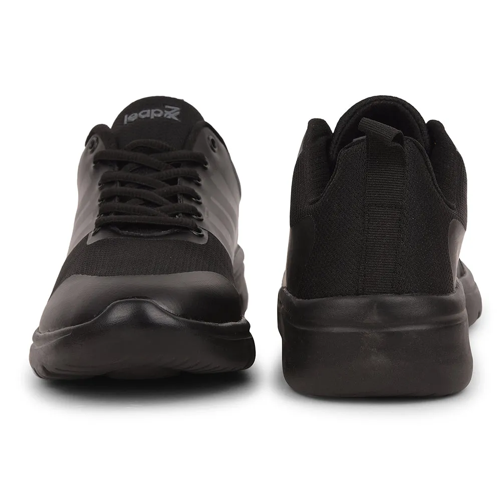 Chaussures décontractées à lacets Leap7x Noir pour hommes TRIVSKO-2E par Liberty