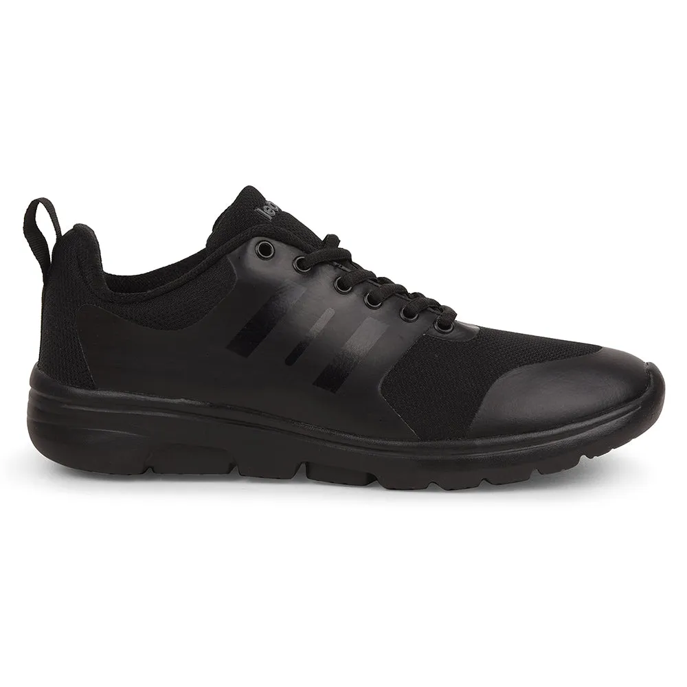 Chaussures décontractées à lacets Leap7x Noir pour hommes TRIVSKO-2E par Liberty
