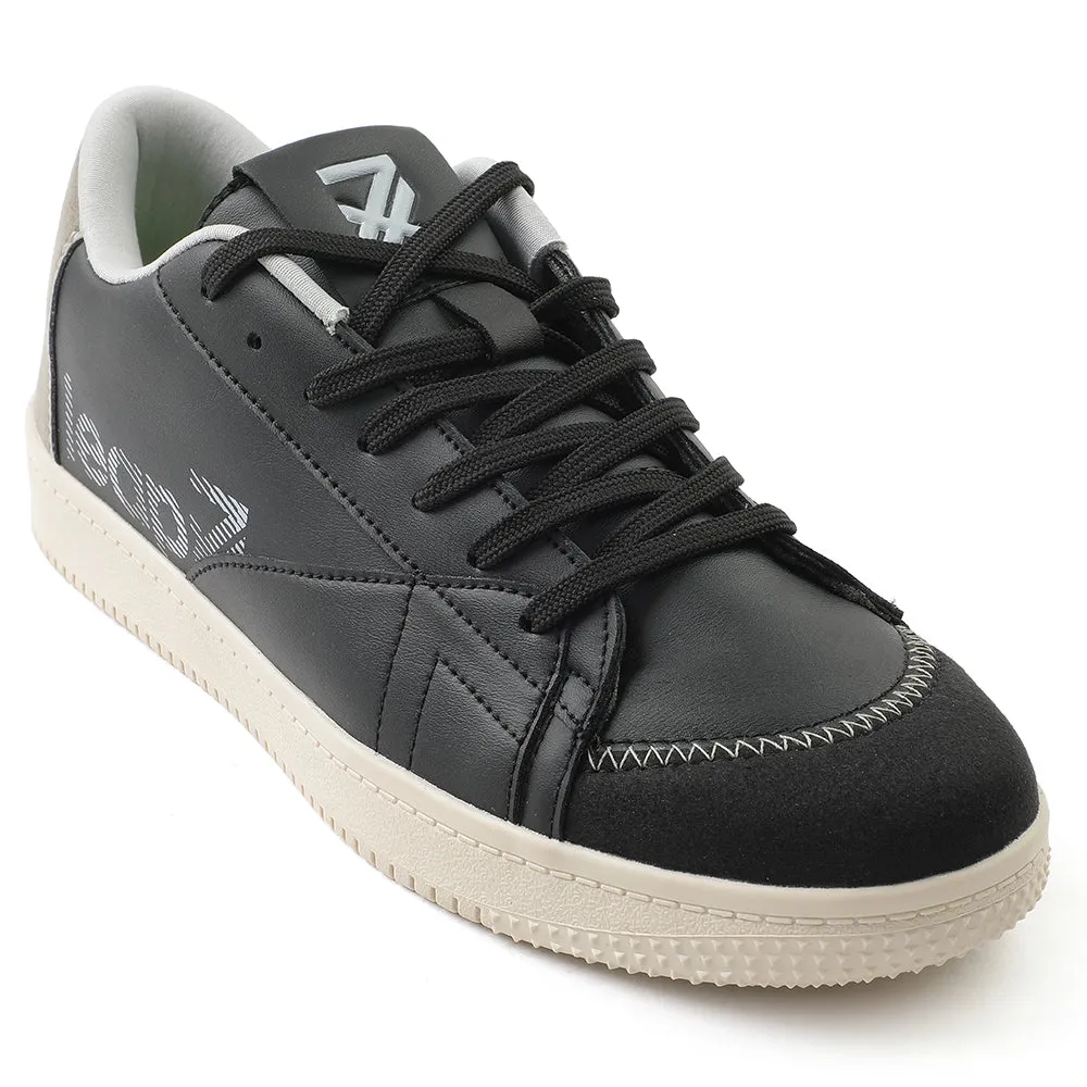 Leap7x Chaussures de Sport Décontractées à Lacets Noires Pour Hommes NEXTER-1E Par Liberty