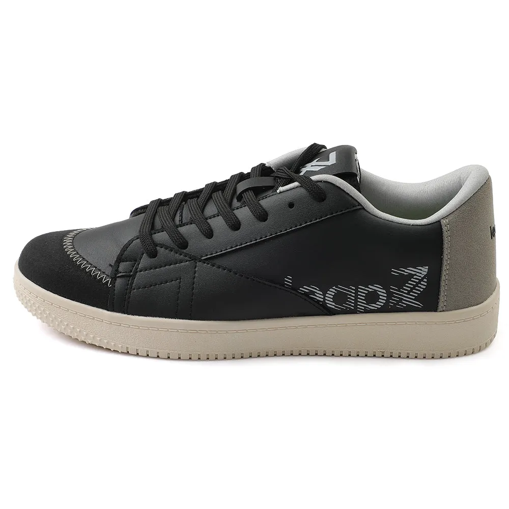 Leap7x Chaussures de Sport Décontractées à Lacets Noires Pour Hommes NEXTER-1E Par Liberty