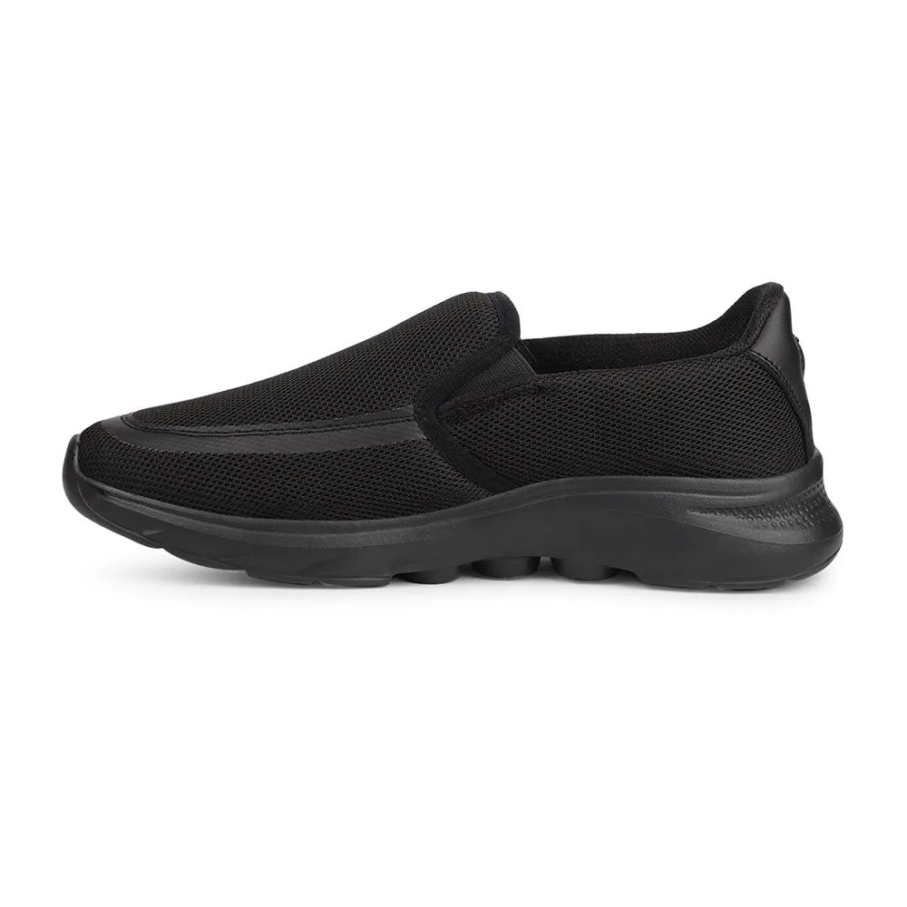 Chaussures décontractées sans lacets Leap7x Noir pour hommes DENIS-1 par Liberty
