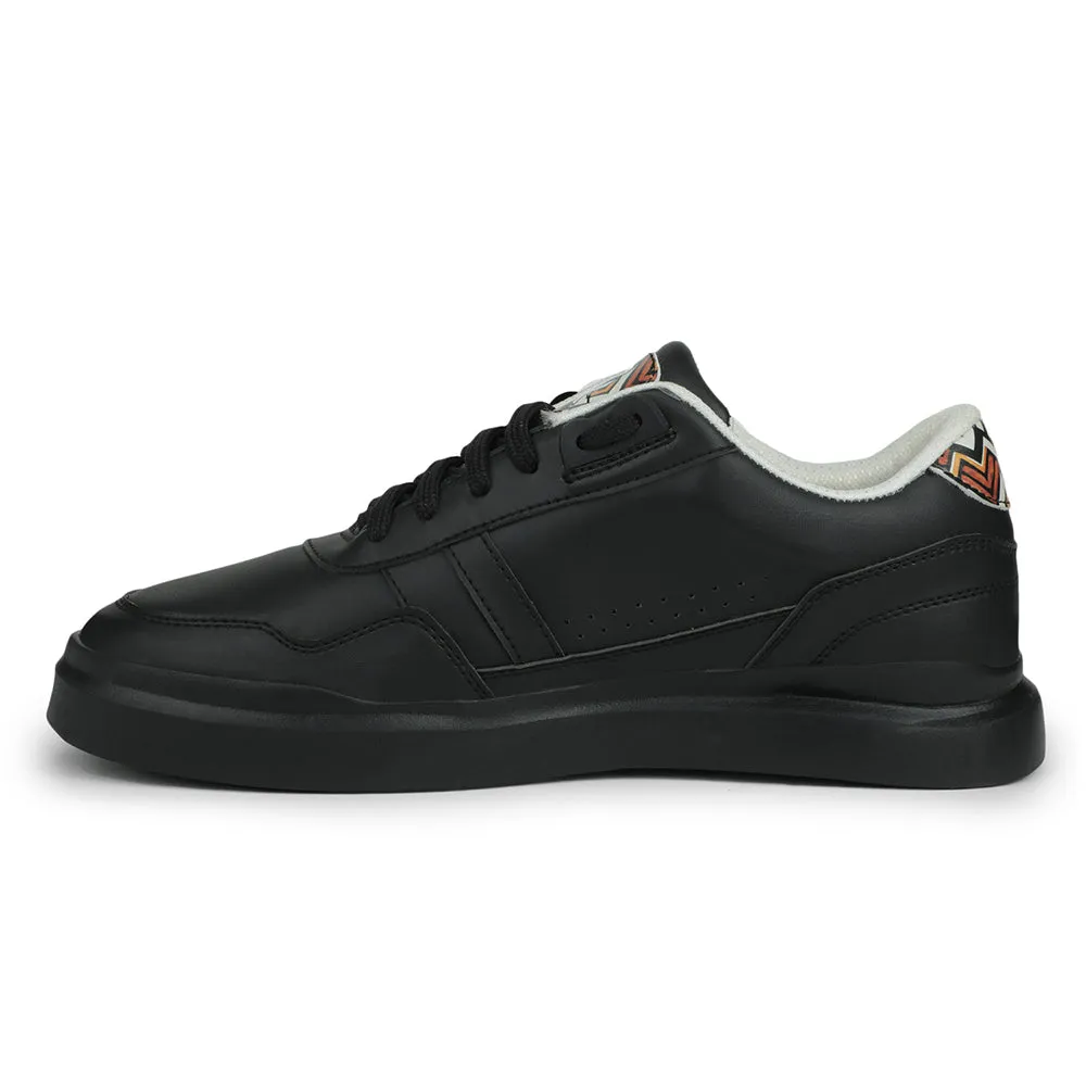 Baskets décontractées noires Leap7x pour hommes NICOLAS-1E par Liberty