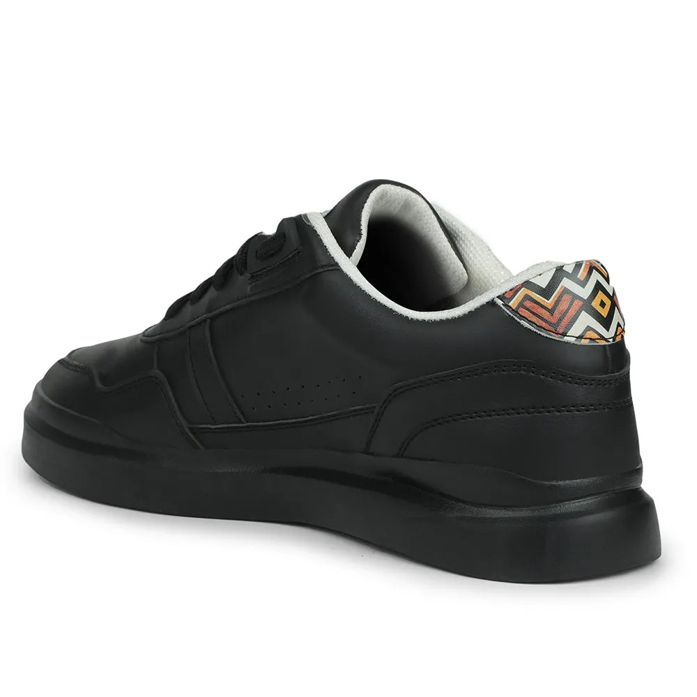 Baskets décontractées noires Leap7x pour hommes NICOLAS-1E par Liberty