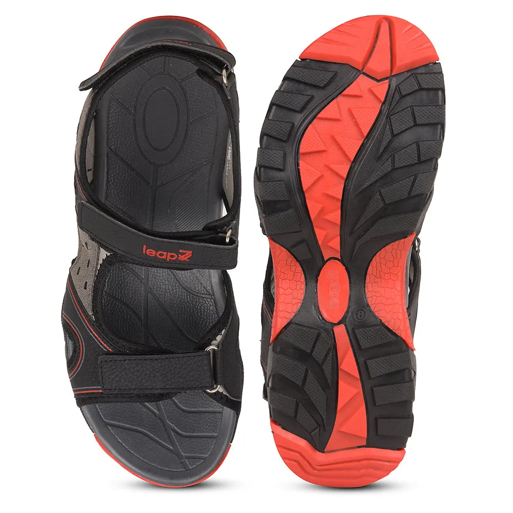 Sandale Sportive Décontractée Leap7x Noir Pour Hommes ALBANIA-2 Par Liberty