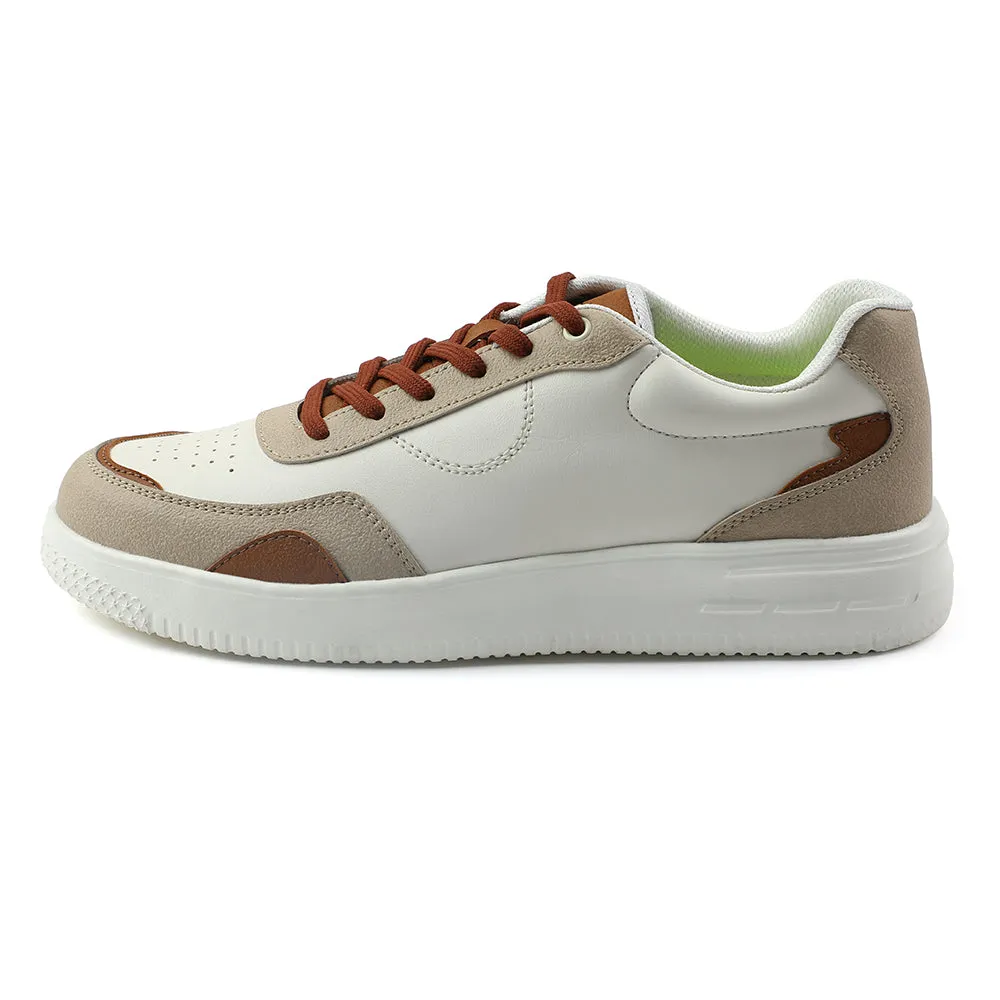 Baskets décontractées à lacets Liberty AMAZER-3E Leap7x Brown pour hommes