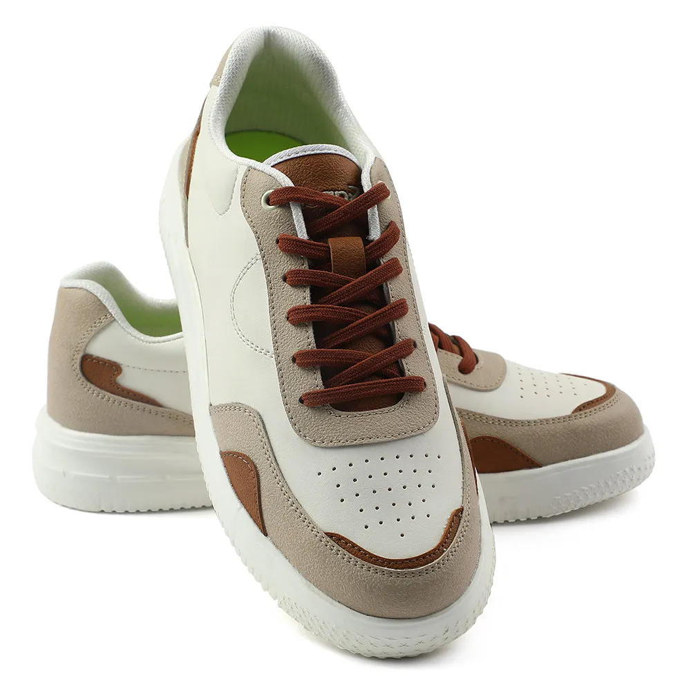 Baskets décontractées à lacets Liberty AMAZER-3E Leap7x Brown pour hommes