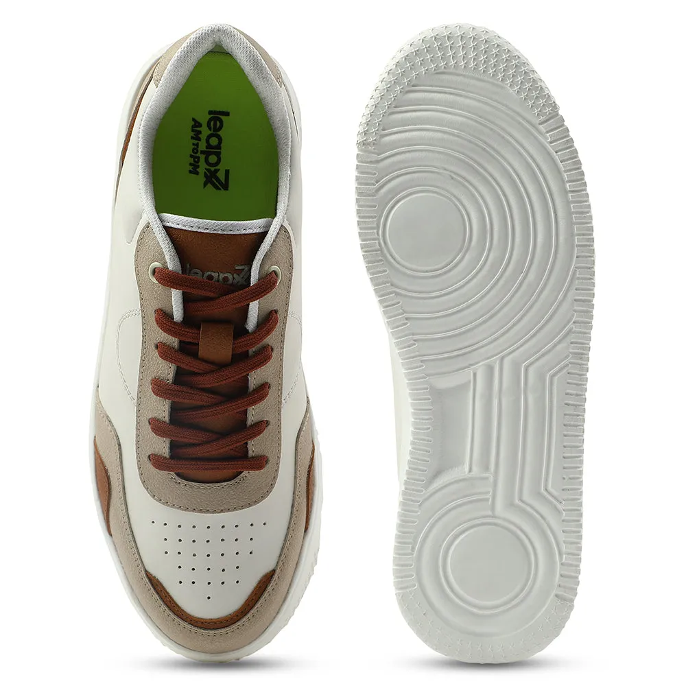 Baskets décontractées à lacets Liberty AMAZER-3E Leap7x Brown pour hommes