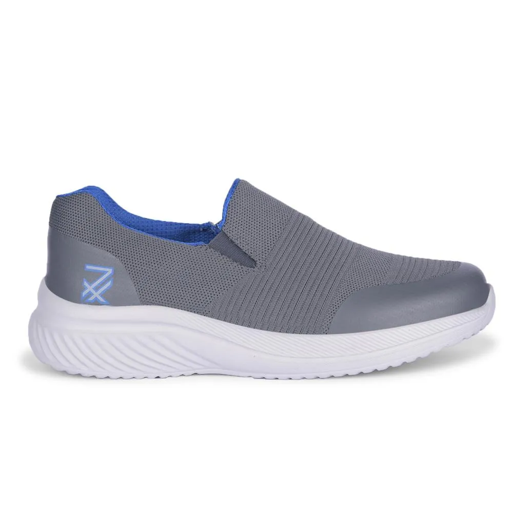 Leap7x By Liberty Mens FOTHILS-1E Chaussures de Sport Gris Foncé Sans Lacets