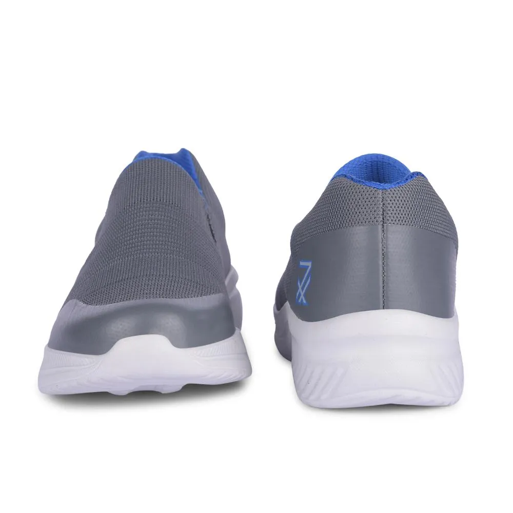 Leap7x By Liberty Mens FOTHILS-1E Chaussures de Sport Gris Foncé Sans Lacets