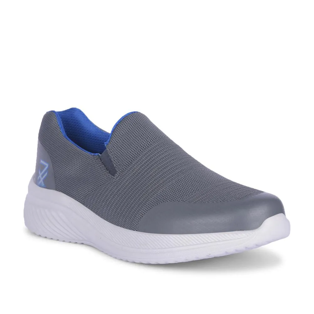 Leap7x By Liberty Mens FOTHILS-1E Chaussures de Sport Gris Foncé Sans Lacets